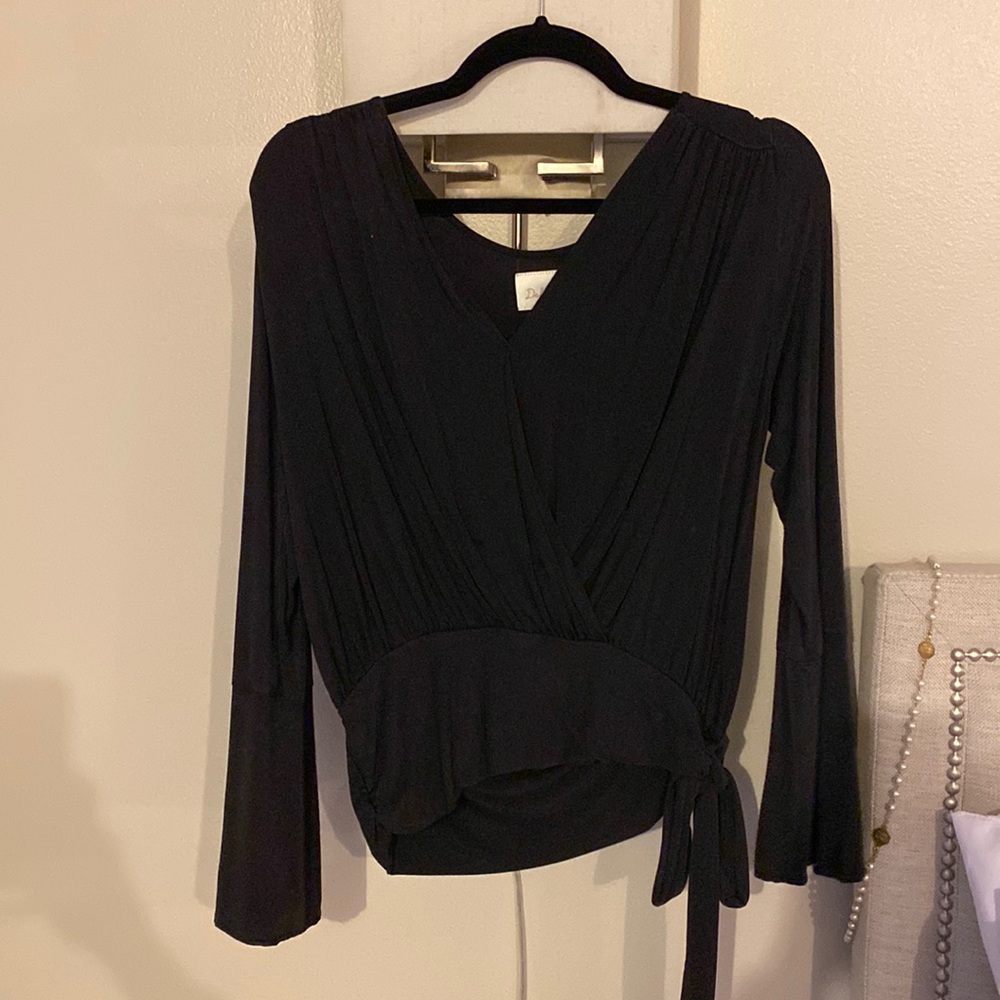 Anthropologie wrap top